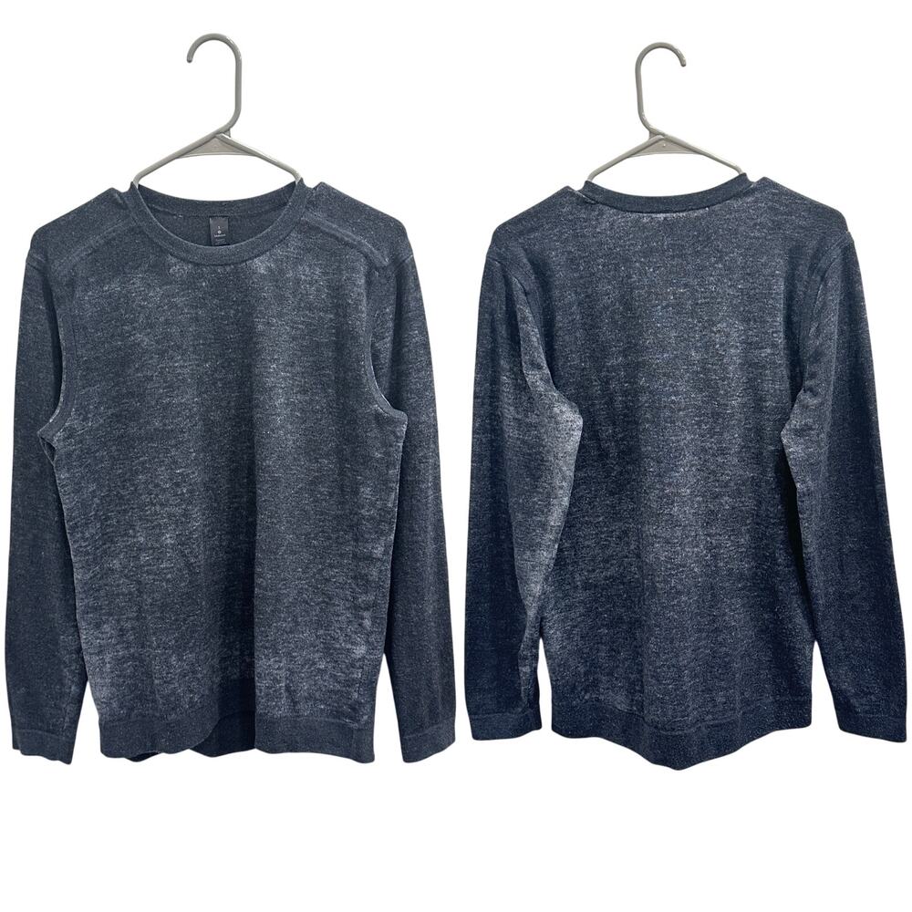 Lululemon Cloudy Pine Crew Graphite Gray Starlight Cozy Casual Sporty Size Small